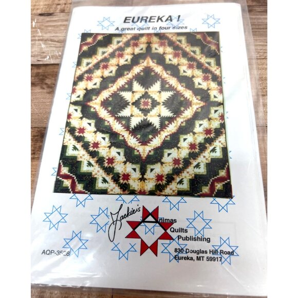 Eureka Quilt Pattern By Jackies Animas Quilts Publishing  Four Sizes - Picture 2 of 3